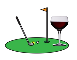 Rivers Edge One Handed Wine Putting Contest