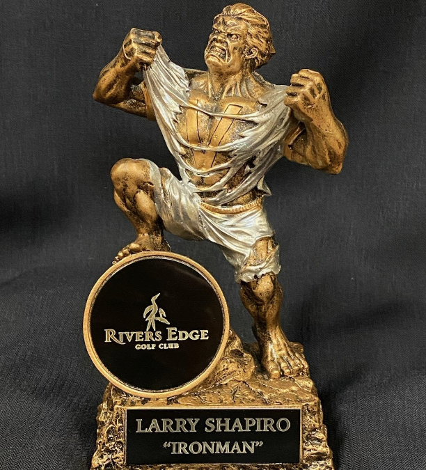 AND the Rivers Edge IRONMAN Award goes to : LARRY SHAPIRO