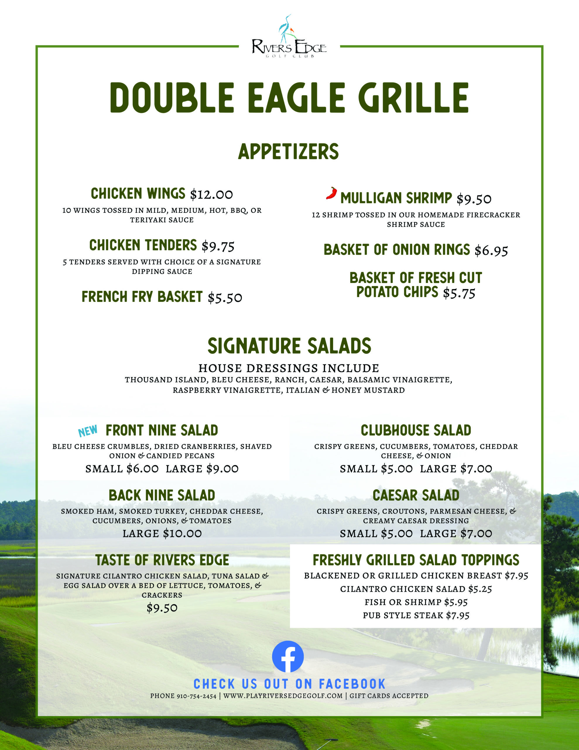 Double Eagle Grill | River's Edge Golf Club